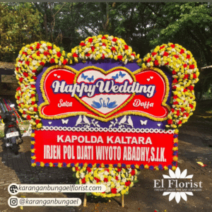 Karangan Bunga Happy Wedding 017