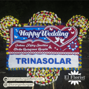 Karangan Bunga Happy Wedding 021